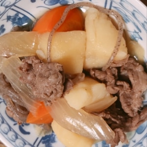 高野豆腐入り肉じゃが